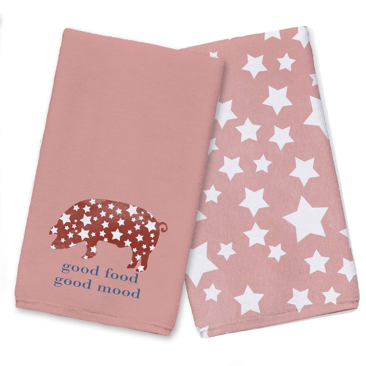 Designs Direct Good Mood Good Food Tea Towel Set